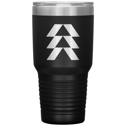 Destiny Hunter Logo 30oz Insulated Tumbler with Lid for Destiny 1 and 2 Players - Caliber Shop