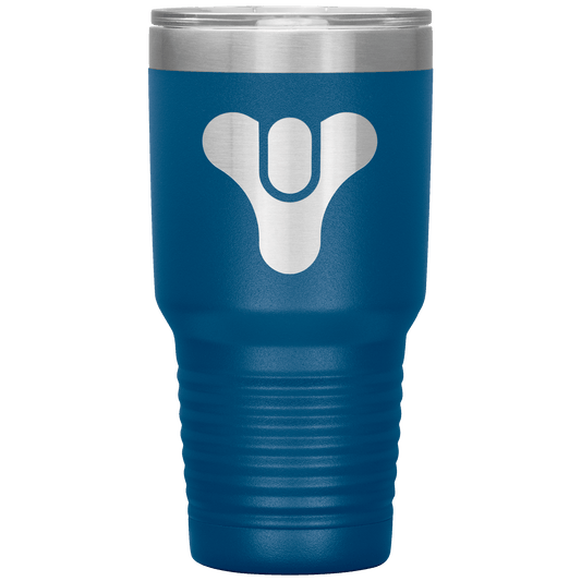Destiny Tricorn Logo 30oz Insulated Tumbler with Lid for Destiny 1 and 2 Players - Caliber Shop